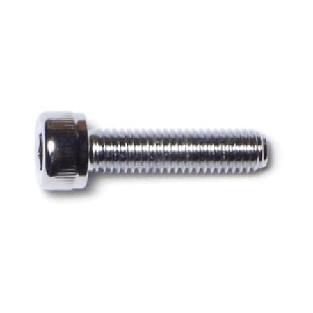 M5-0.80 Socket Head Cap Screw, Chrome Plated Steel, 20 Mm Length, 10 PK